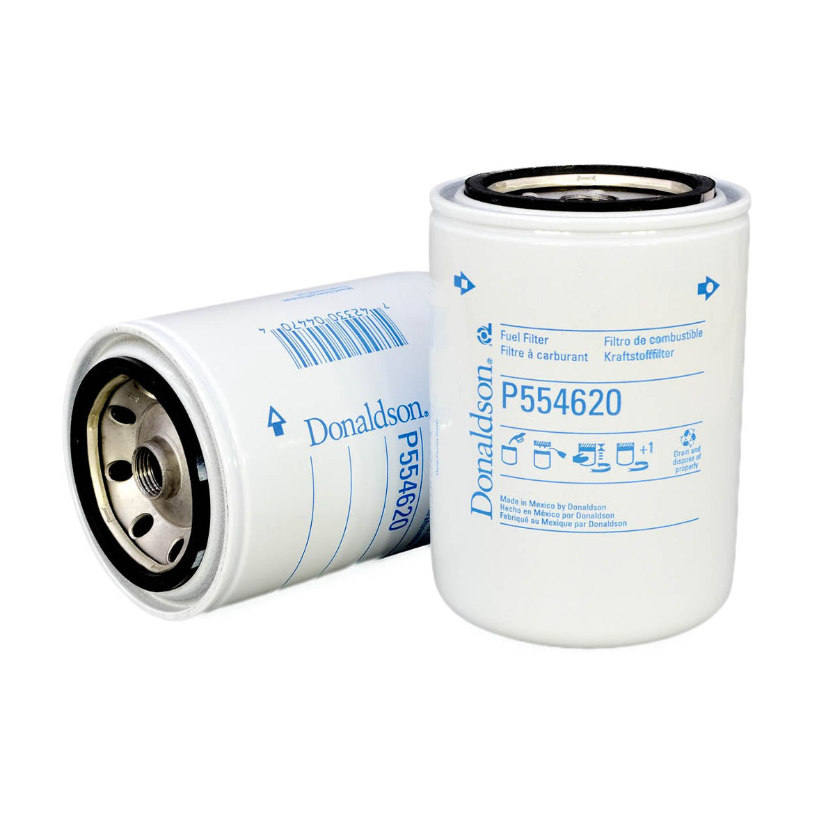 Filtro para combustible enroscable tipo sellado DONALDSON P554620