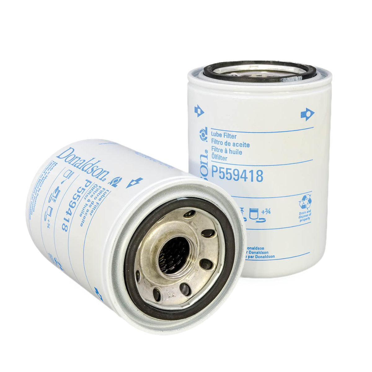 Filtro para aceite de motor enroscable tipo sellado DONALDSON P559418