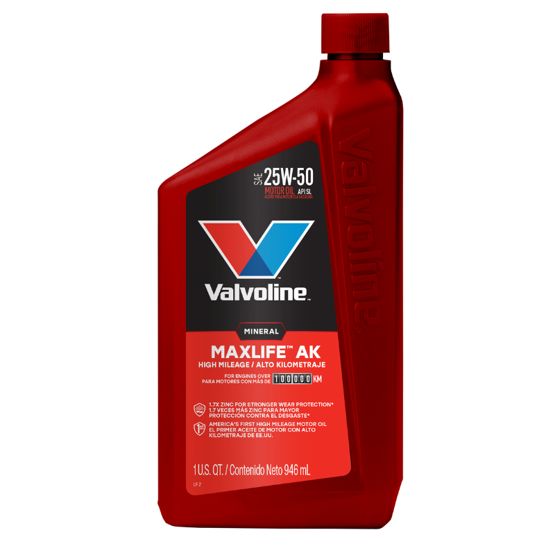Aceite para Motor VR1 Racing 25W-50 Caja 12 Piezas VALVOLINE 863760